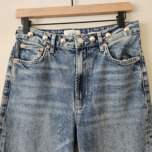 Rails Topanga Straight Leg Jeans In Desert Sky Studded - Picture 5 of 14